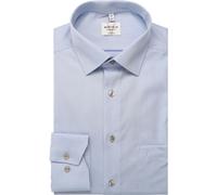 MARVELIS Modern Fit Hemd bleu, Faux-uni