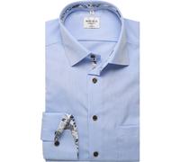 Marvelis Modern Fit Hemd extra langer Arm bleu