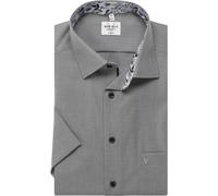 Marvelis Modern Fit Hemd Kurzarm grau