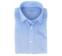 Marvelis Modern Fit Hemd Langarm New Kent Kragen Jersey hellblau Größe 44