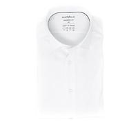 Marvelis Modern Fit Hemd Langarm New Kent Kragen Stretch weiß Größe 44