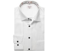 MARVELIS Modern Fit Hemd weiss, Faux-uni