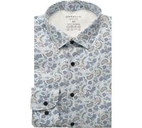 Marvelis Performance Body Fit Hemd bleu, Bedruckt