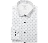 Marvelis Performance Body Fit Hemd bleu, Bedruckt