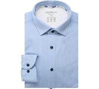 MARVELIS Performance Body Fit Jerseyhemd blau, Einfarbig
