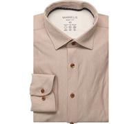 Marvelis Performance Body Fit Jerseyhemd natur, Faux-uni