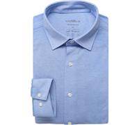 Marvelis Performance Modern Fit Jerseyhemd hellblau, Strukturiert
