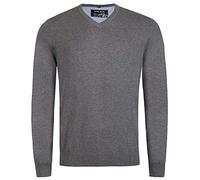 MARVELIS Strick Pullover Langarm V-Ausschnitt anthrazit XXL