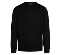 Marvelis Pullover Langarm Rundhals aus Merino Wolle Nachtblau