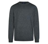 Marvelis Pullover Langarm Rundhals aus Merino Wolle Nachtblau