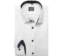 Marvelis Super Slim Hemd extra langer Arm weiss