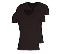 MARVELIS Body Fit T-Shirt Doppelpack V-Ausschnitt schwarz XL
