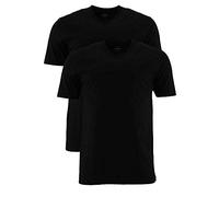 MARVELIS T-Shirt Doppelpack V-Ausschnitt Uni schwarz 2817/12/68, Schwarz, X4L