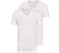MARVELIS T-SHIRT KURZARM DOPPELPACK WEISS - XXL