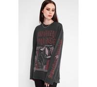 Mary Wyatt - Emperor Oversized Black - Longsleeve - Schwarz - 3XL - 100% Baumwolle Schwarz 3XL