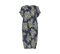 Masai knielanges Blusenkleid mit kurzen Ärmeln Damen blau, 36