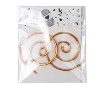 Maschenmarkierer - Häkelzubehör-Set, flexible Maschenhalter ohne Haken, Spiralhelix-Markierungsringe aus Metall | Präzise Stichplatzierung für das Stricken von Häkelmustern und Amigurumi-Nähaufgaben