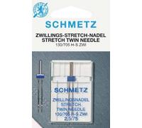 Maschinennadeln Schmetz 130/705 H-S ZWI, 75 Stretch, Nadelabstand 4,0 mm