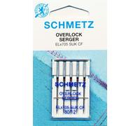 Schmetz Nähmaschinen Nadeln für Overlock ELx705 SUK CF Stärke 80/12 für Jersey