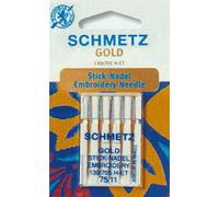 Schmetz Gold Stick-Nadeln Titanium Embroidery 130/705 H-ET 75/11