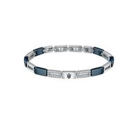 Maserati JM223ATZ23 Herren-Armband Edelstahl mit Keramik Blau