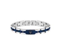 Maserati Armband JM419ASC02 Herren Edelstahl 210 mm Grau/Blau PVD JEWELS Kollektion