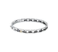 Maserati Armband JM422ATZ16 – 220 mm, Stahl/Keramik, IP Gelbgold, schwarz/silber – Herren