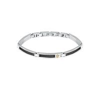 Maserati Herren-Armband JM423AVD24 Edelstahl Schwarz – Iconic Collection
