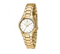 Maserati Damenuhr Attrazione R8853151501 - Gold, 30 mm, Weiß, Quarzwerk