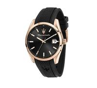 Maserati R8851151002 Herren-Armbanduhr Attrazione Schwarz/Roségoldfarben