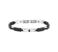Maserati Ceramic Herrenarmband Kette | Stahl, Blau, Rose-Gold, Größe 19 + 3 cm