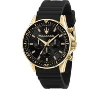 Maserati Chronograph Edelstahl, Aluminium schwarz Herren