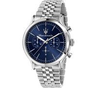 Maserati Chronograph Edelstahl blau, silber Herren