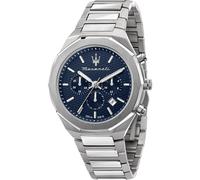 Maserati Chronograph Edelstahl blau, silber Herren