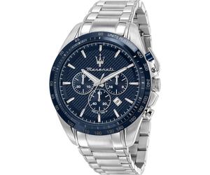 Maserati Chronograph Edelstahl blau, silber Herren
