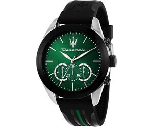 Maserati Chronograph Edelstahl grün Herren