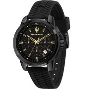 Maserati Chronograph Edelstahl schwarz Herren