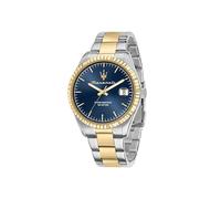 Maserati Competizione - Bicolor(Silber) / 43 mm / Blau