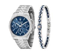 Maserati Competizione Herren-Multifunktionsuhr | Stahl, Gehäuse 41.00mm, Poliert, Satiniert, R8853100048