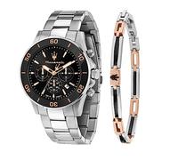 MASERATI - COMPETIZIONE - CHR BLK DIAL BR SS+JEW6 /43 MM