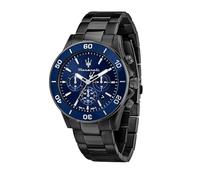 Maserati Herrenuhr Competizione Chronograph Quarz 43 mm blaues Zifferblatt D.GUN
