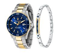 Maserati Competizione Herrenuhr Quarz 43mm Gold Silber