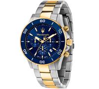 MASERATI - COMPETIZIONE - CHR BLUE DIAL BR SS+YG /43 MM