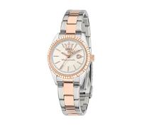 Maserati Damenarmbanduhr Competizione – Quarz, Edelstahl, silbernes Zifferblatt Roségold, 32 mm