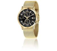 MASERATI - EPOCA - chr black dial mesh br yg / 42 MM