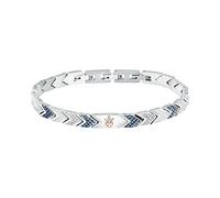 Maserati Herren-Armband aus Stahl, Kollektion Iconic, Motiv Fischgrätenmuster - JM225AVD88