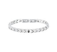 Maserati Herren-Armband aus Stahl, Kollektion Iconic, Motiv Fischgrätenmuster - JM225AVD91