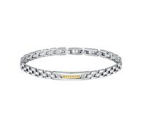 Maserati Herren Armband, JEWELS Kollektion, aus Edelstahl, Gelbgold PVD, Diamanten - JM221ATY03