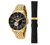 Maserati Herren-Armbanduhr aus Stahl, automatisch, Analog, 44 mm, Kollektion SFIDA, Diamanten, Sonderpaket, Stahl, Ohne Edelsteine