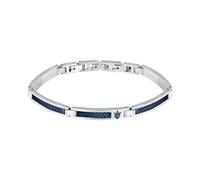 Maserati Herren-Stahlarmband, IP-Blau, Iconic Collection JM523AVD33